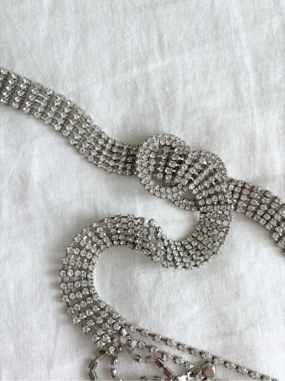 Rhinestone Chain Belt